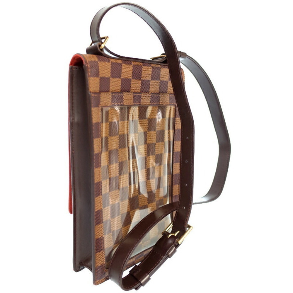 Louis Vuitton Bag Portobello Brown Damier Shoulder Ebene